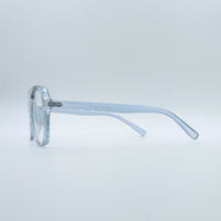 Geometrical Blue Frame Unisex Optics-126