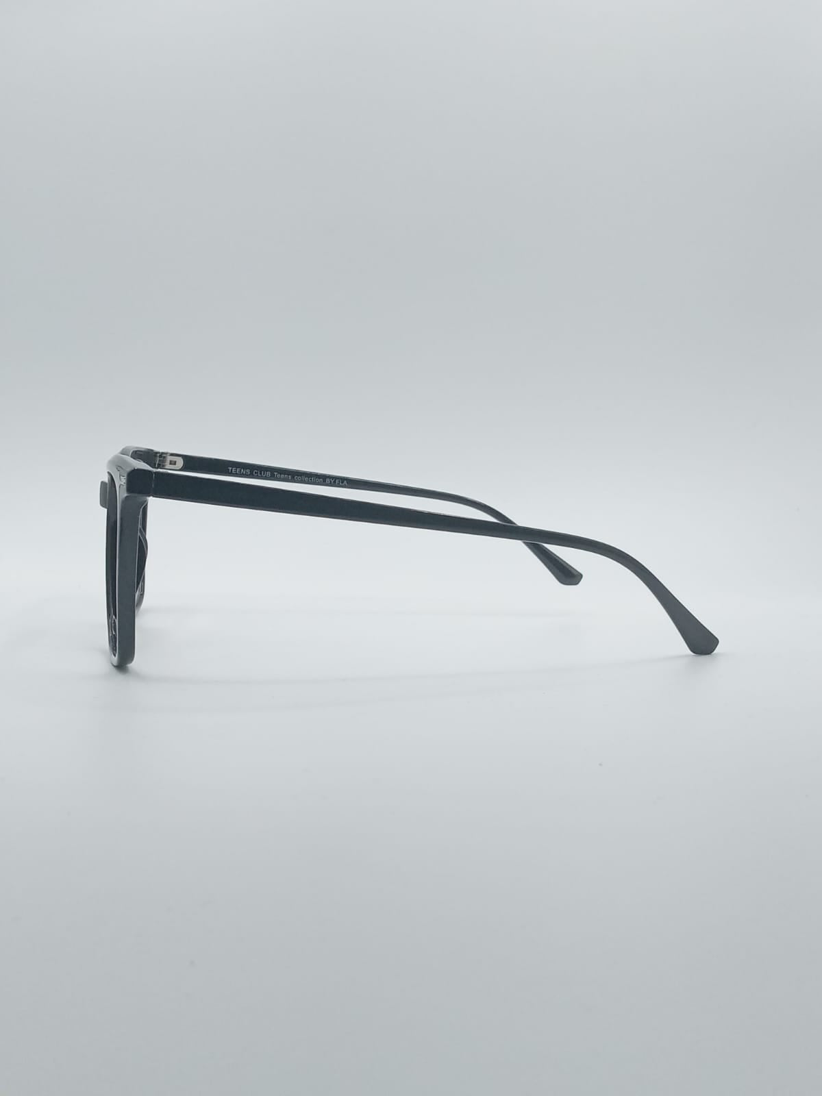 Acetate Black Frame Men's Optics-044