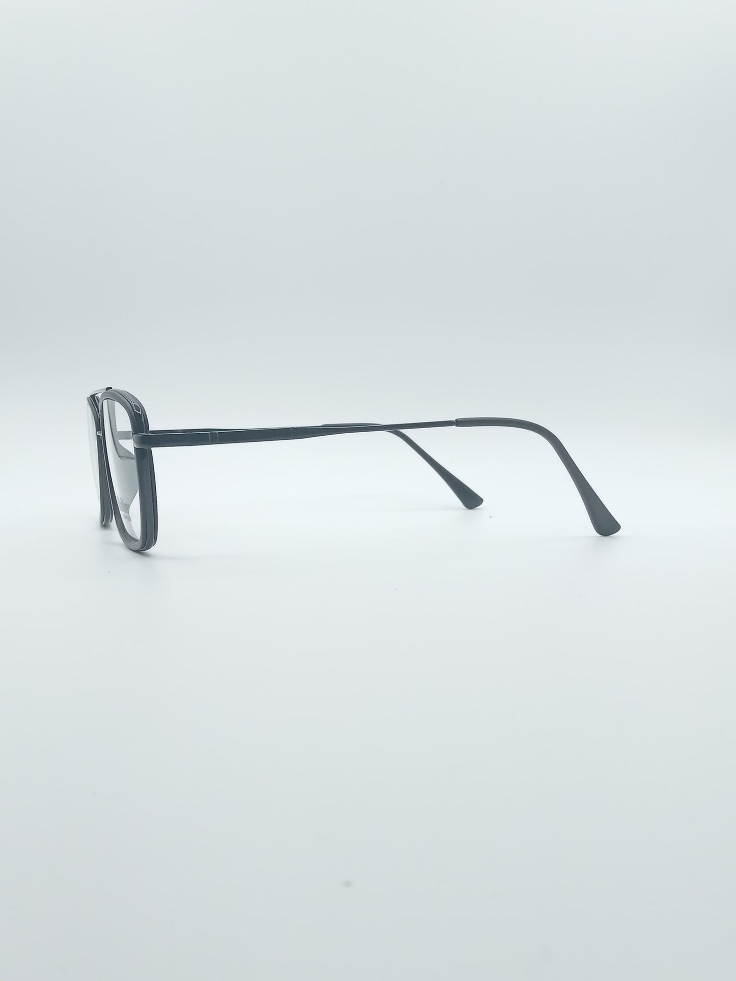 Angular Black Frame Men's Optics-123