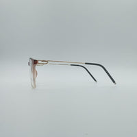 Acetate Brown & White Frame Women's Optics-051