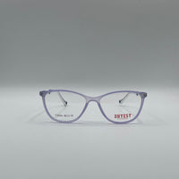Cat Eye Translucent Purple Frame Kids Optics-301