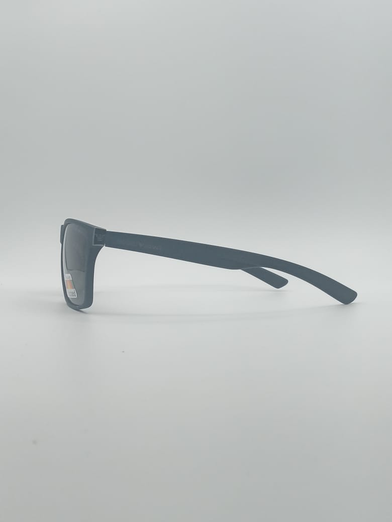 Acetate Black Frame Men's Sunglasses-036