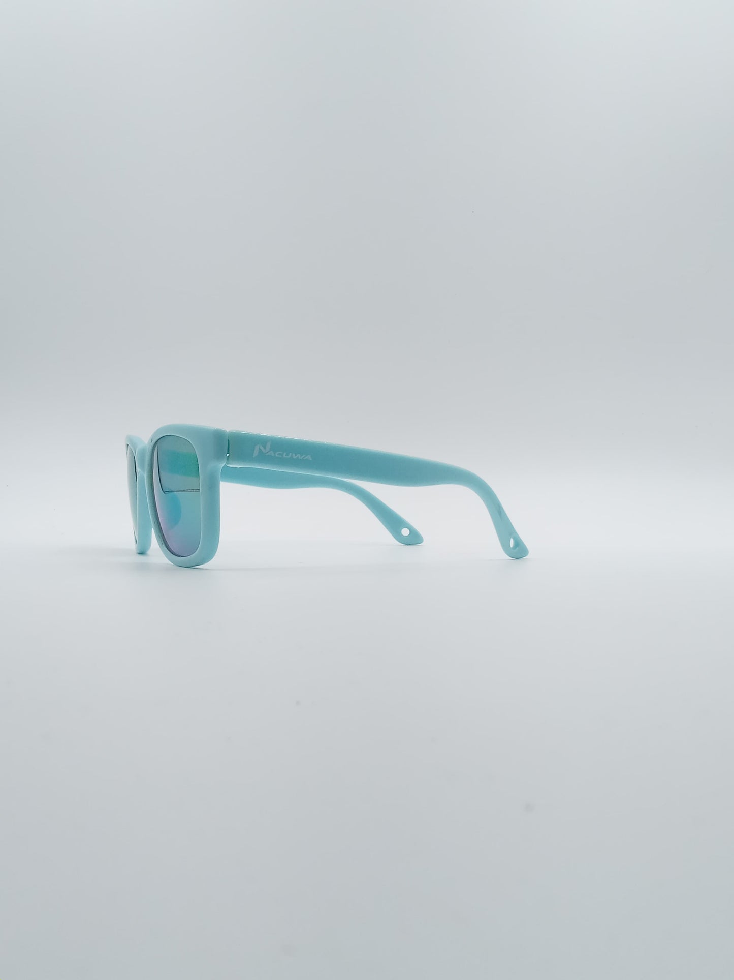Acetate Cyan Frame Kids Sunglasses-067
