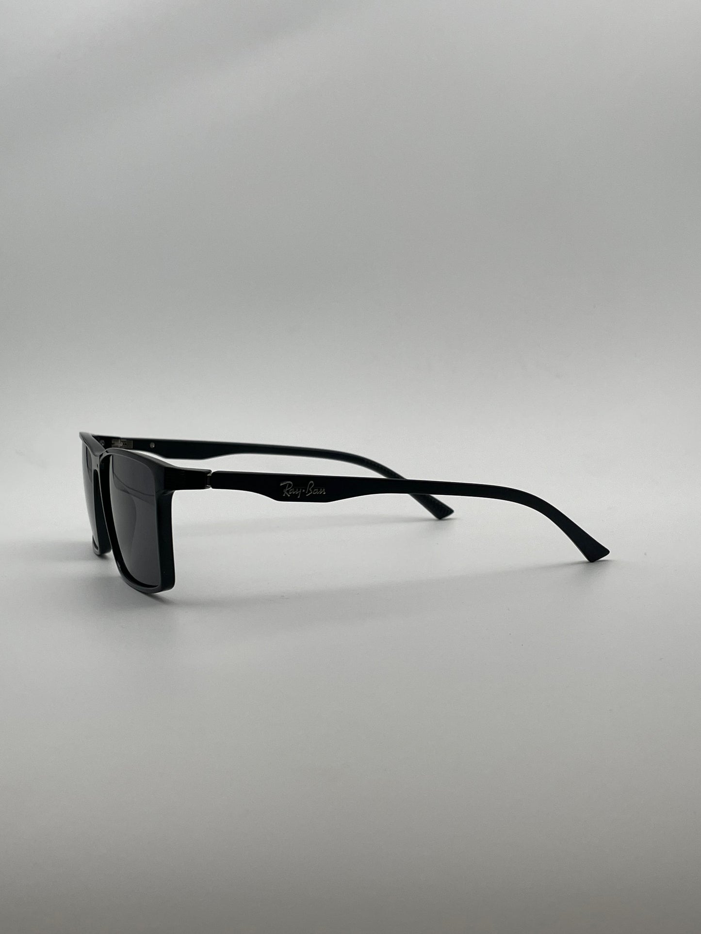 Acetate Black Frame Men Sunglasses-123