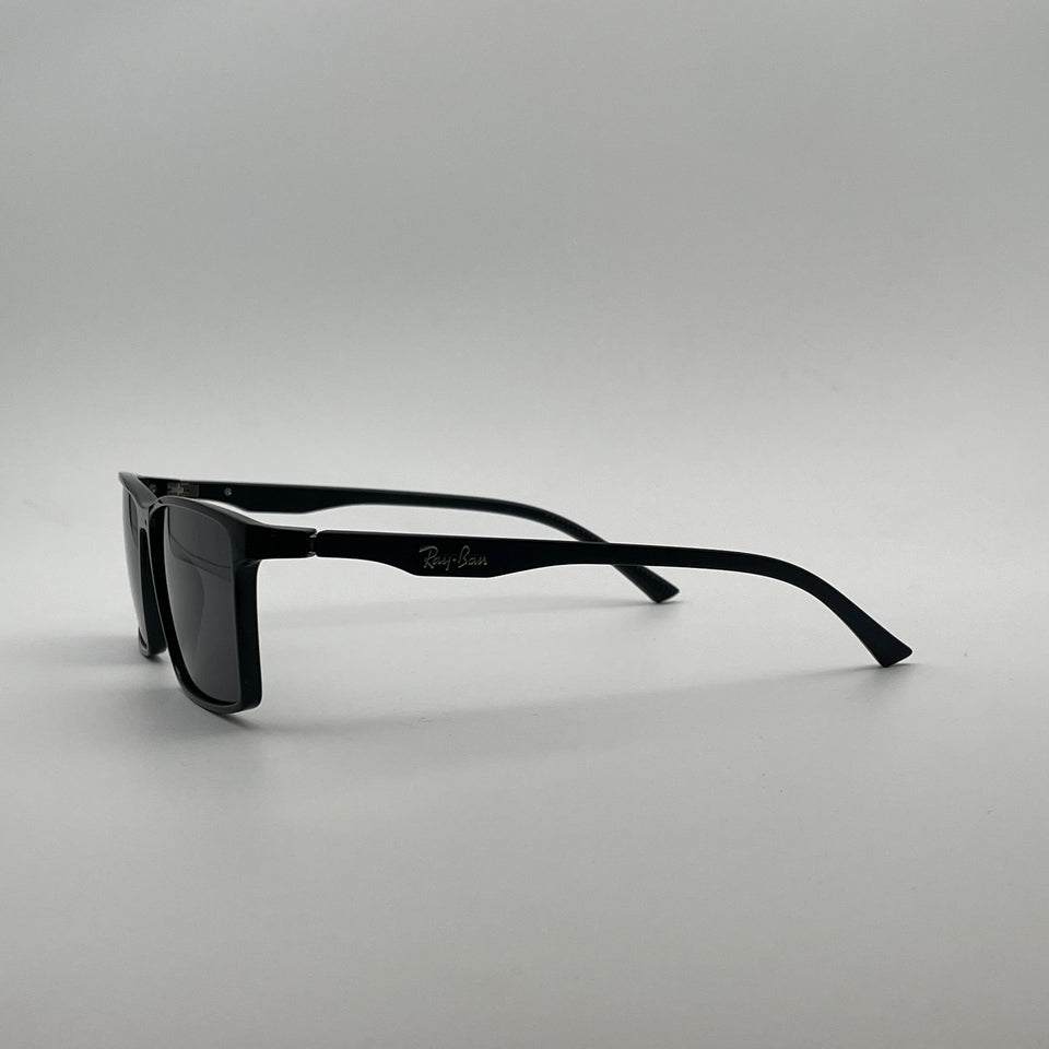Acetate Black Frame Men Sunglasses-123