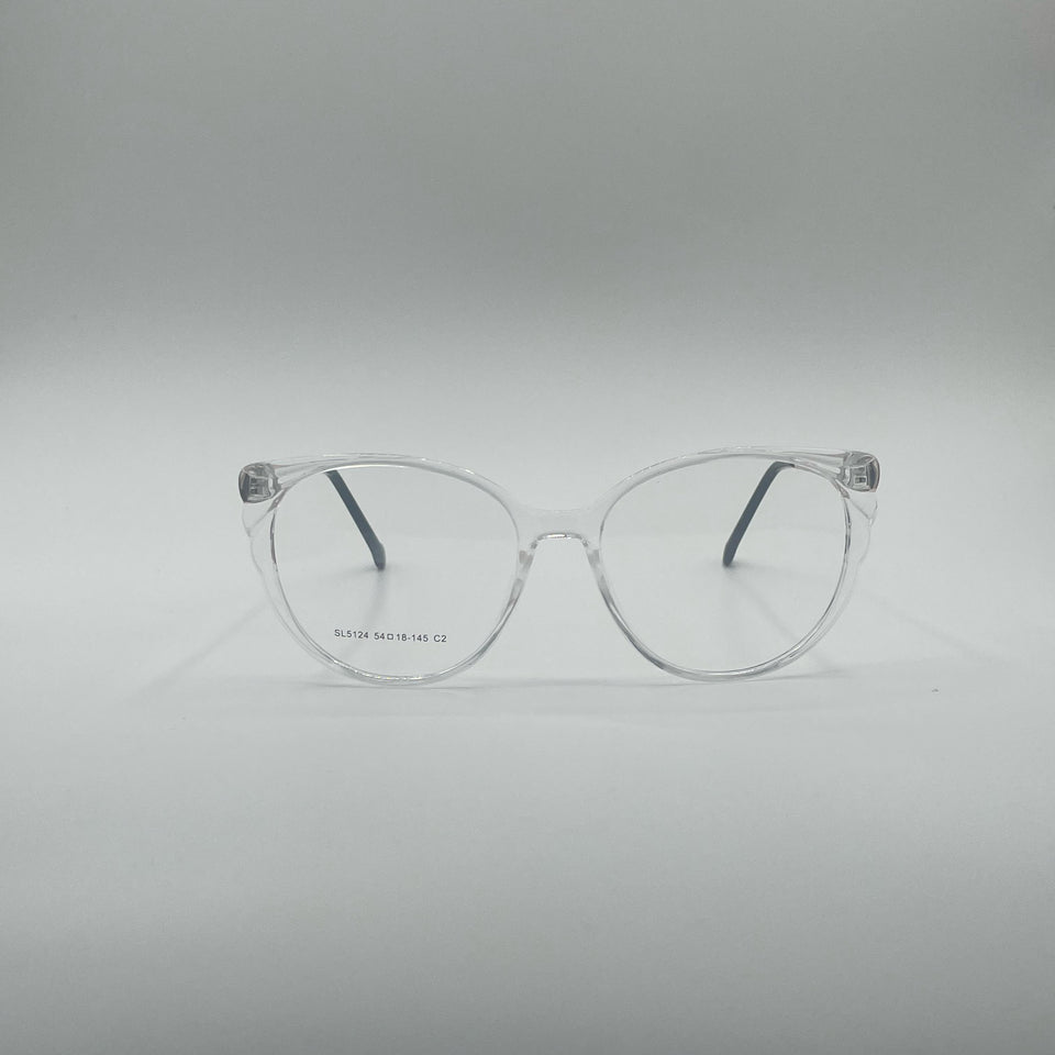 Cat Eye Translucent Frame Women's Optics-394