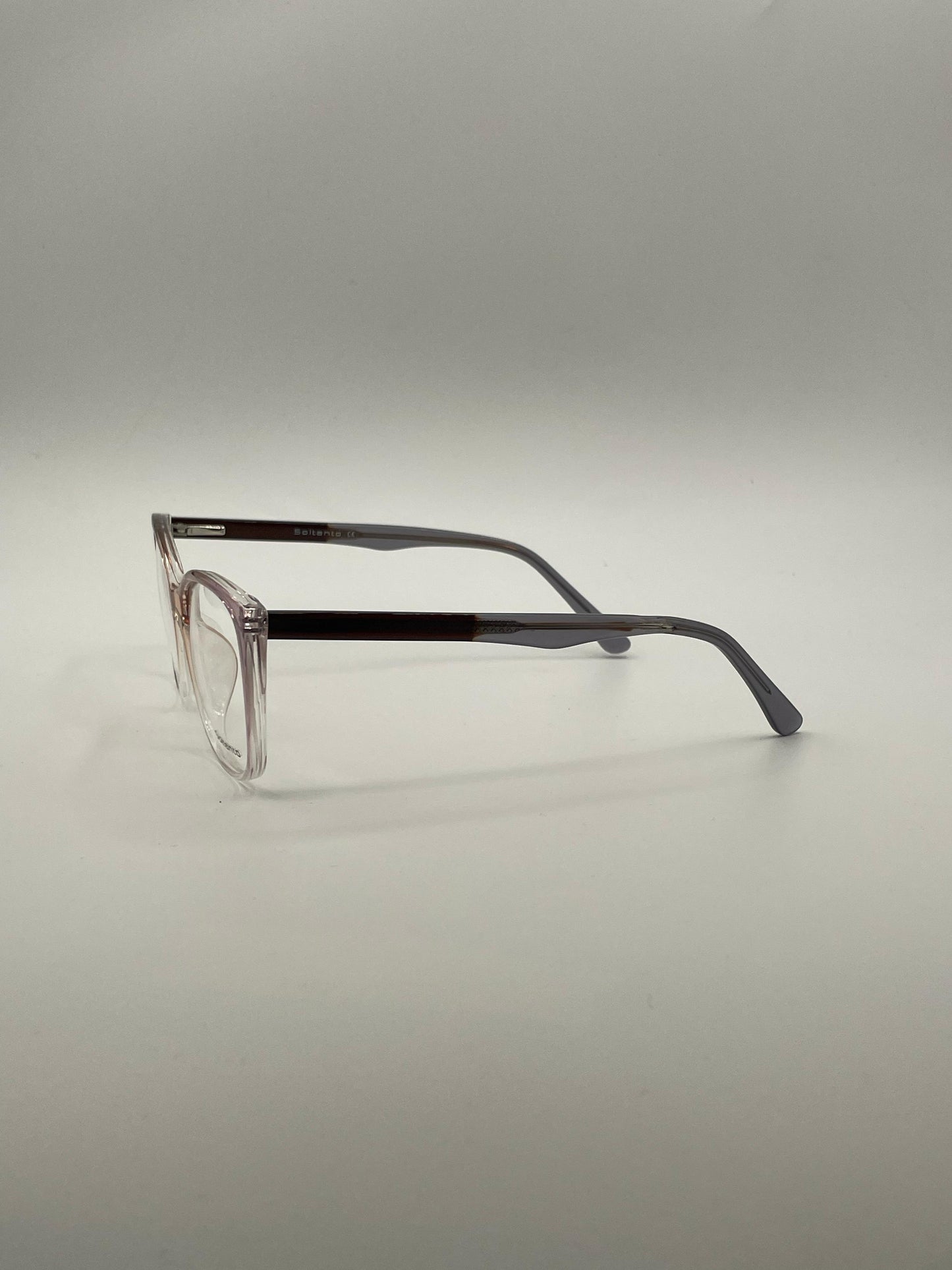 Cat Eye Translucent Golden & White Frame Women's Optics-373