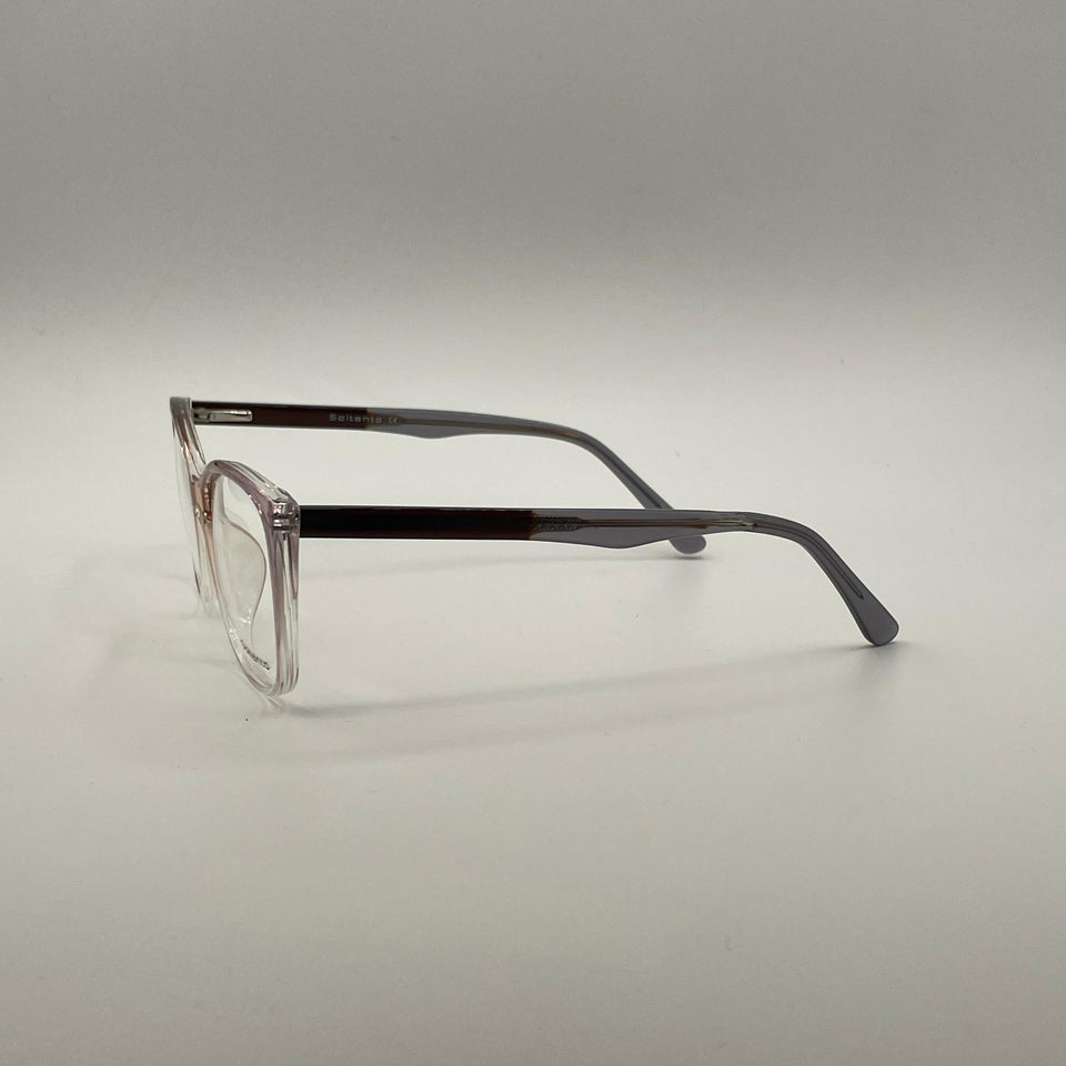 Cat Eye Translucent Golden & White Frame Women's Optics-373