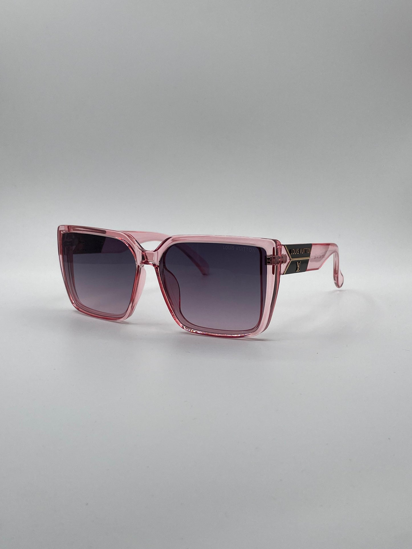 Square Pink Frame Women's Sunglasses-151