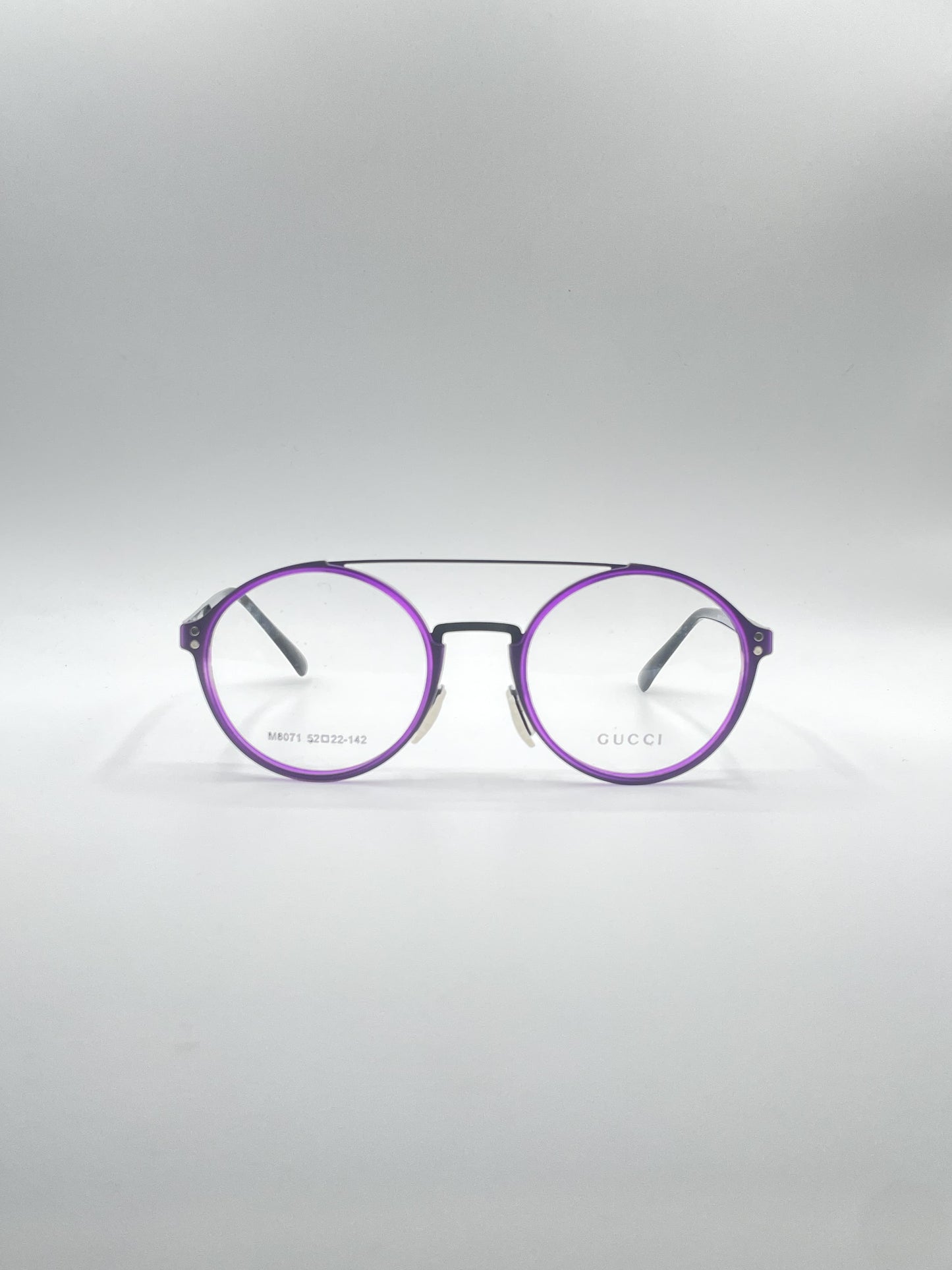Circular Purple Frame Men's Optics-270