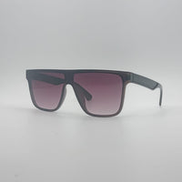 Flat Top Black Frame Sunglasses-001