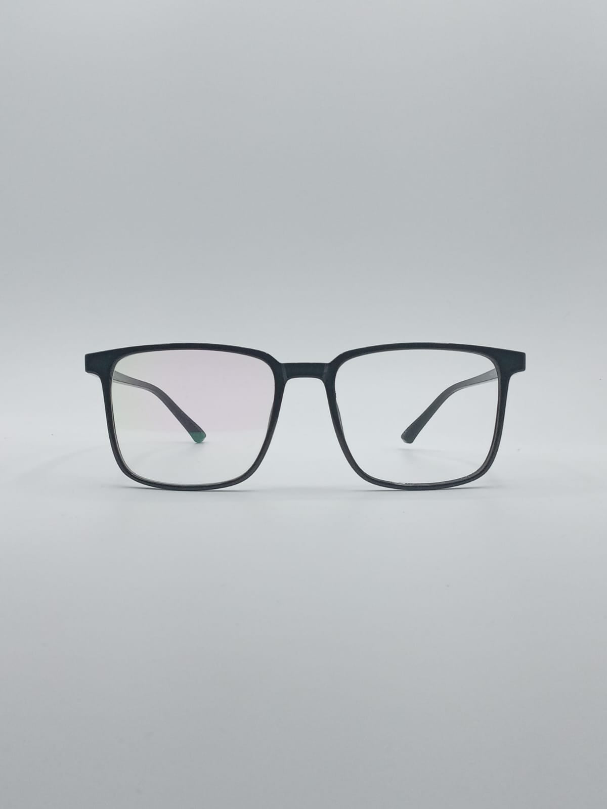 Acetate Black Men's Frame Optics-035