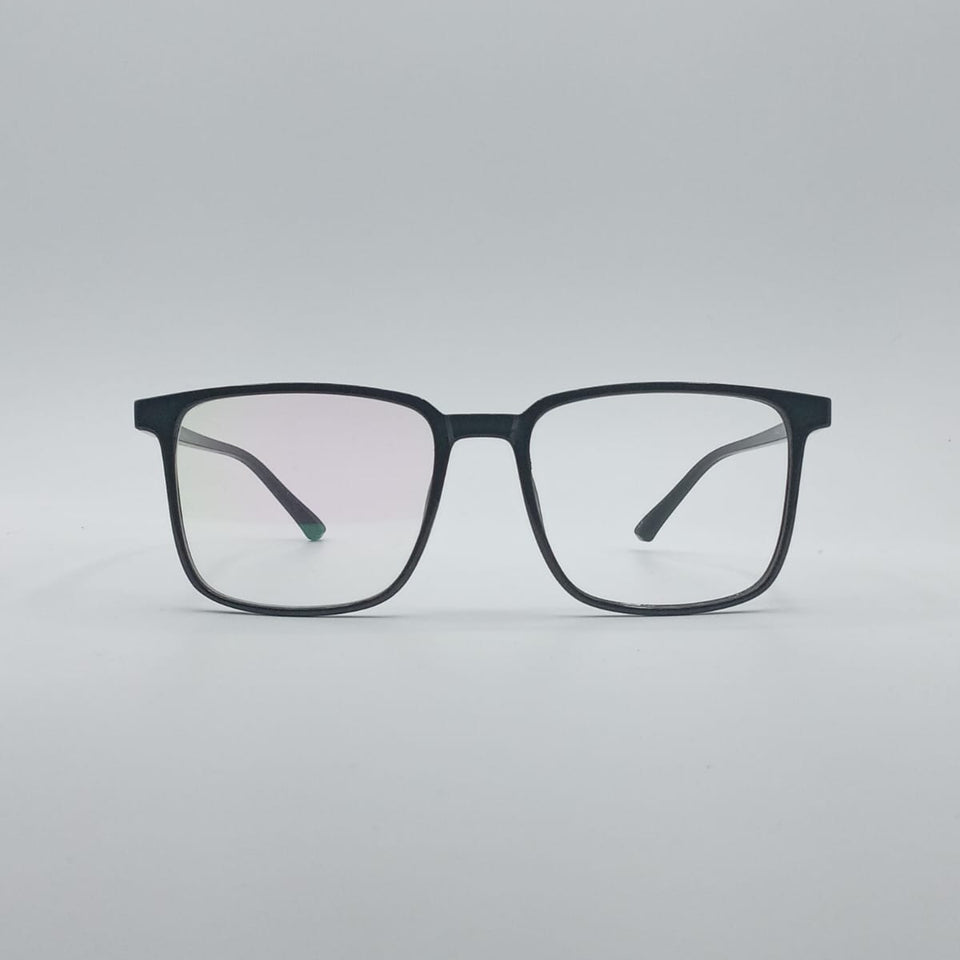 Acetate Black Men's Frame Optics-035
