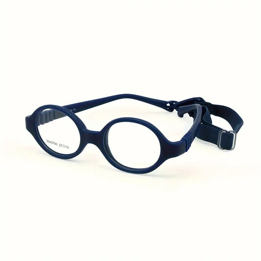 Circular Navy Blue Frame Kids Optics-292