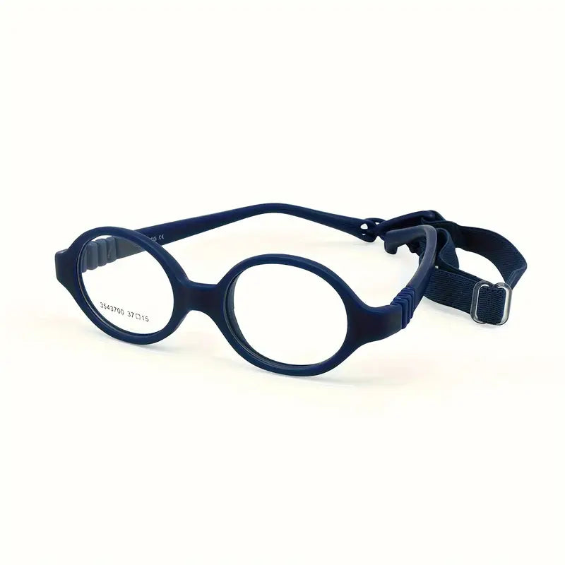 Circular Navy Blue Frame Kids Optics-292