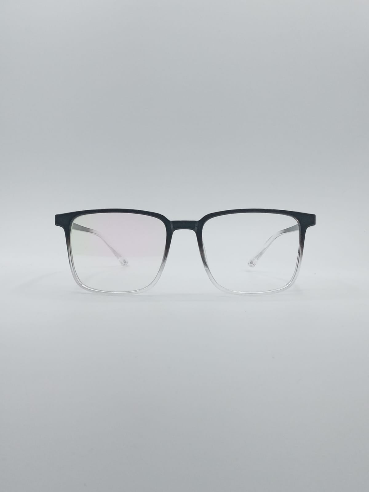 Acetate Black & White Men's Frame Optics-034