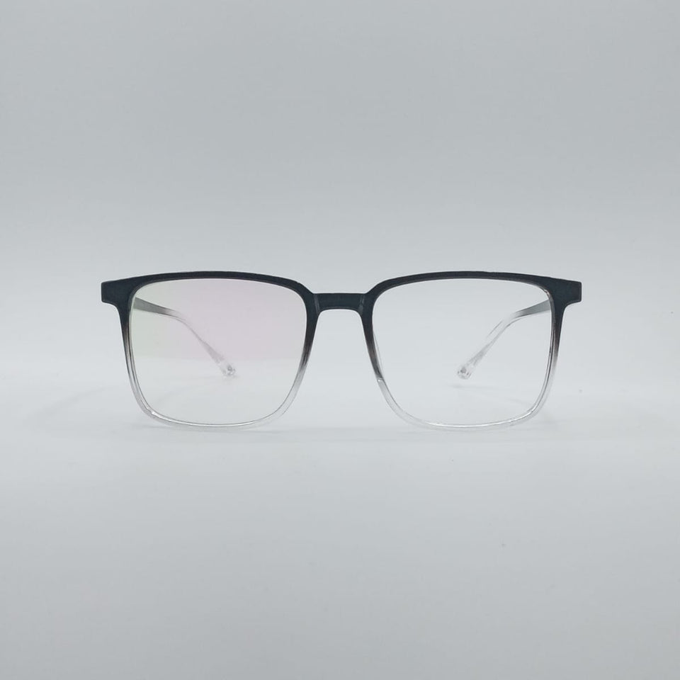Acetate Black & White Men's Frame Optics-034