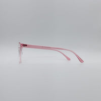 Cat Eye White & Pink Frame Women's Optics-087