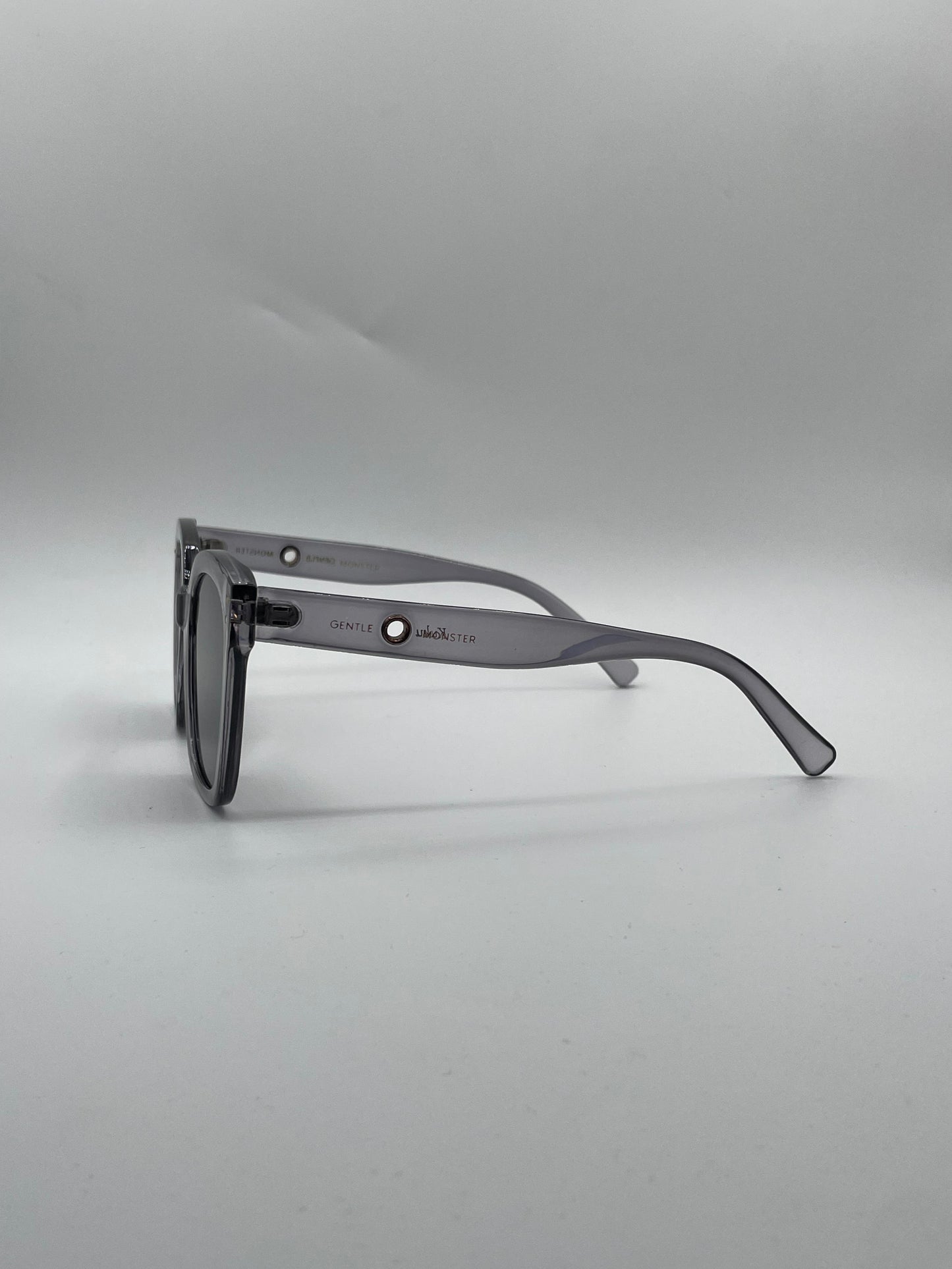 Square Translucent Grey Frame Women's Sunglasses-143