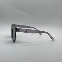 Square Translucent Grey Frame Women's Sunglasses-143
