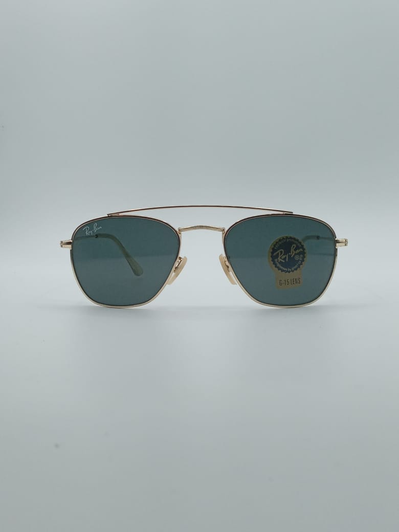 Aviator Thin Golden Frame Men's Sunglasses-008