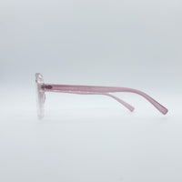 Geometrical Pink & White Frame Unisex Optics-127