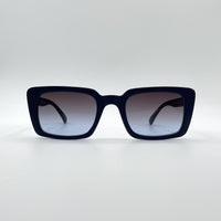 Acetate Navy Blue Frame Women's Sunglasses-086