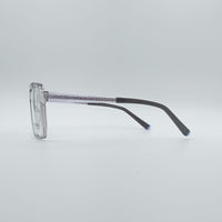 Geometrical Grey Frame Men's Optics-115