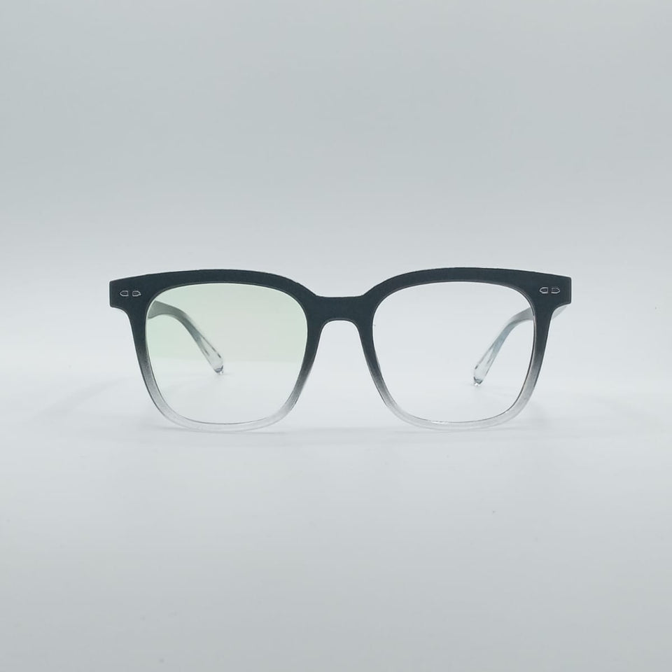 Acetate Black & White Frame Men's Optics-046