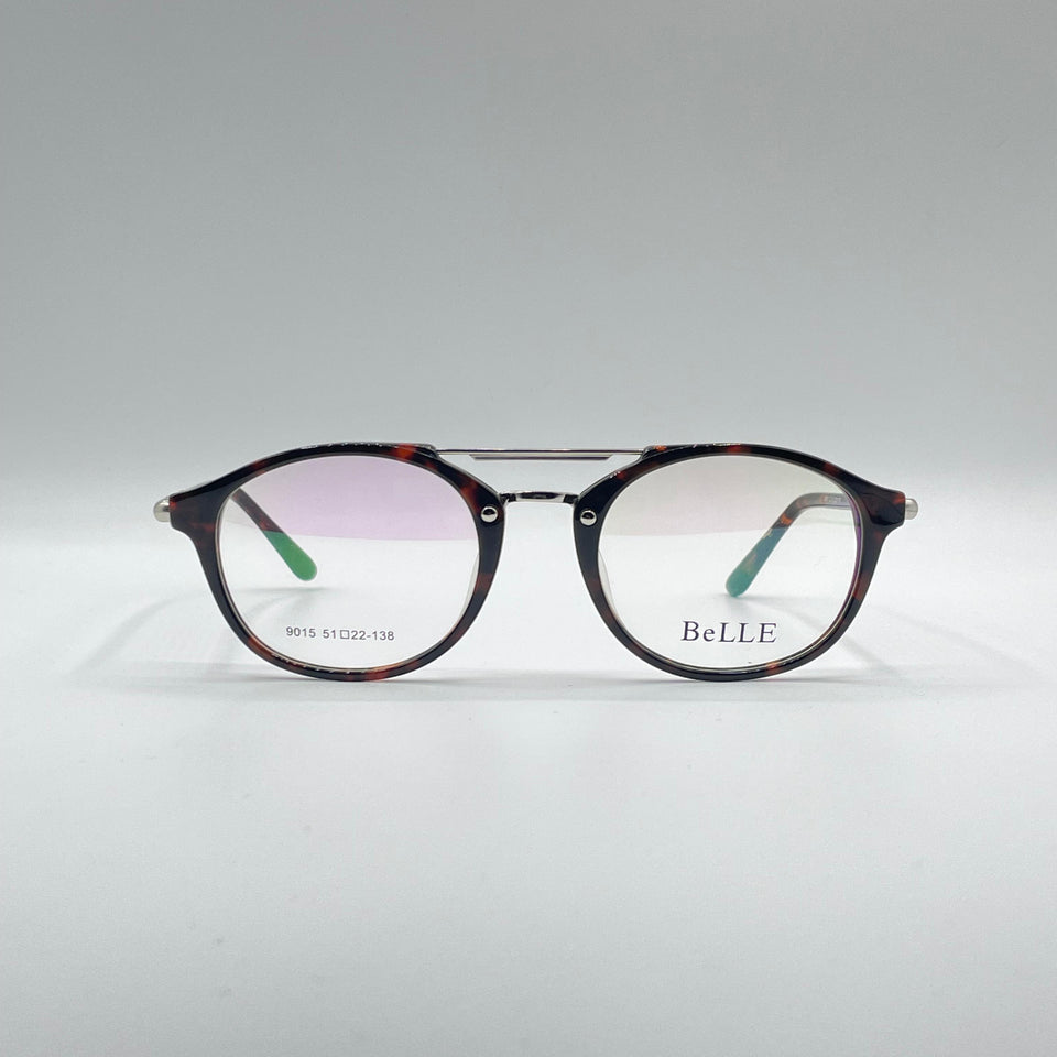 Circular Brown & Orange Frame Unisex Optics-305