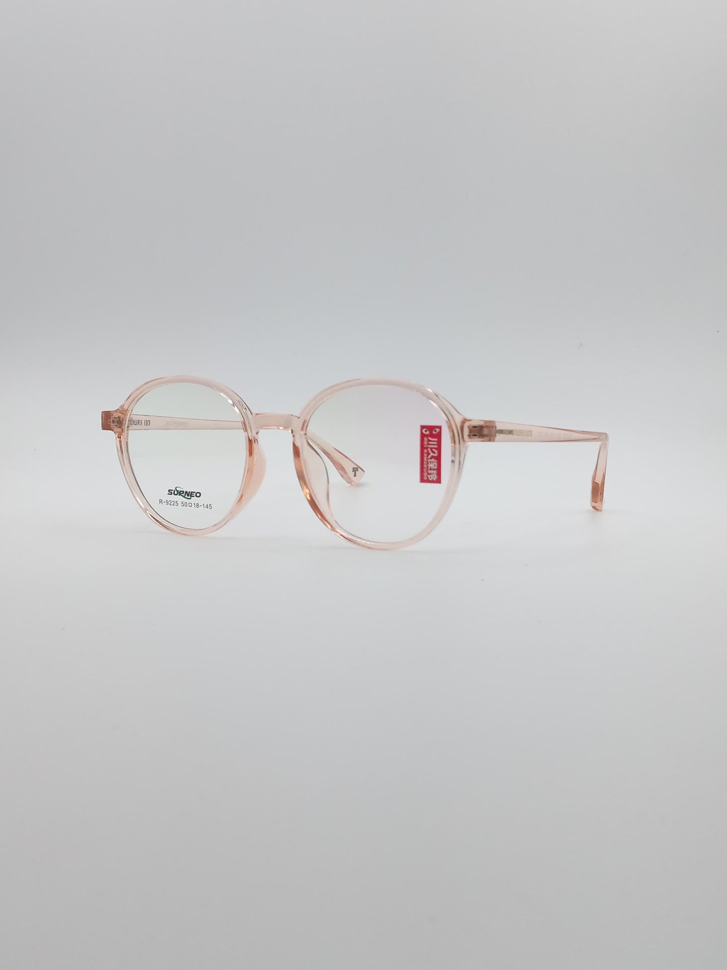 Circular Light Pink Frame Unisex Optics-156