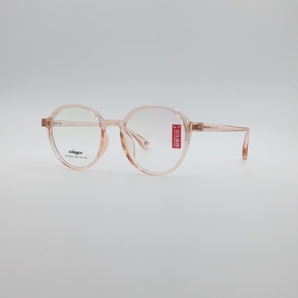 Circular Light Pink Frame Unisex Optics-156