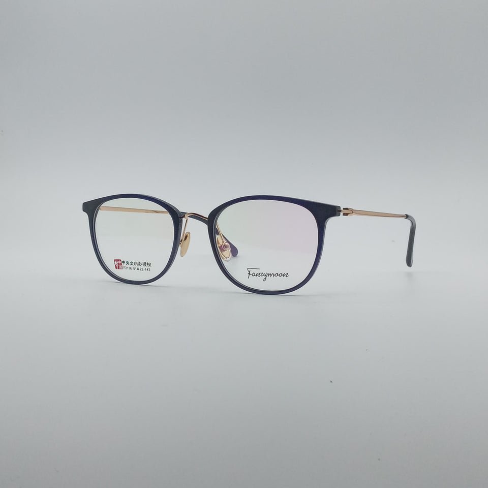 Acetate Black Frame Men's Optics-217