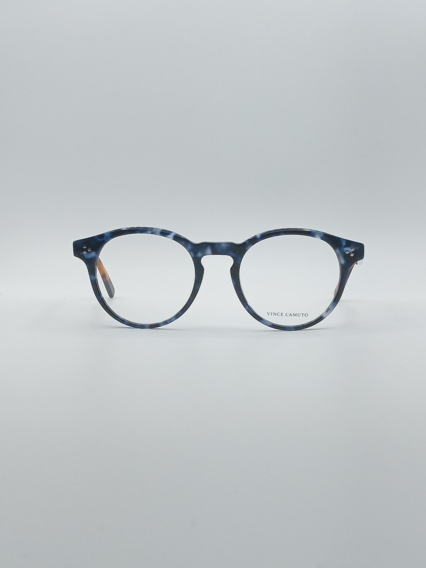 Circular Blue Wave Frame Unisex Optics-197