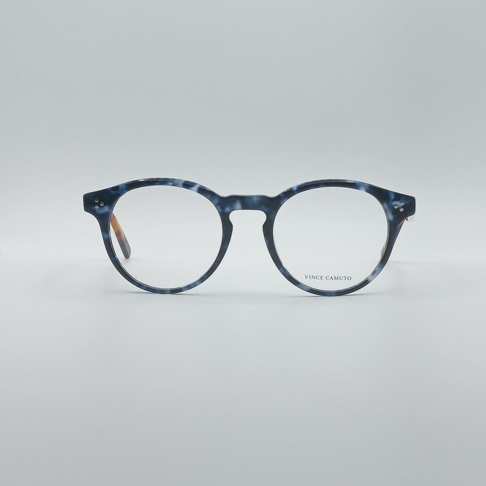 Circular Blue Wave Frame Unisex Optics-197