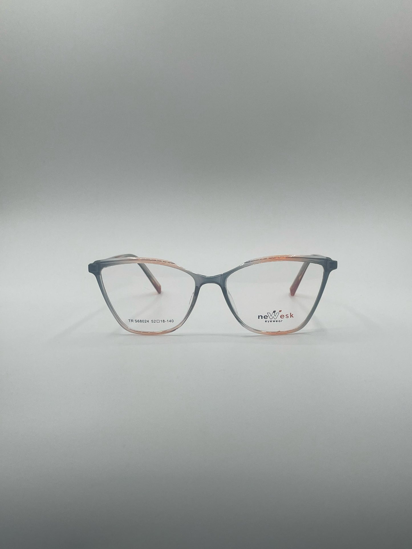 Cat Eye Grey & Orange Frame Women's Optics-386