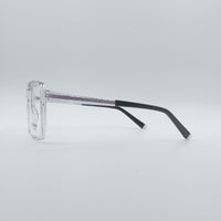 Geometrical Translucent Frame Men's Optics-112