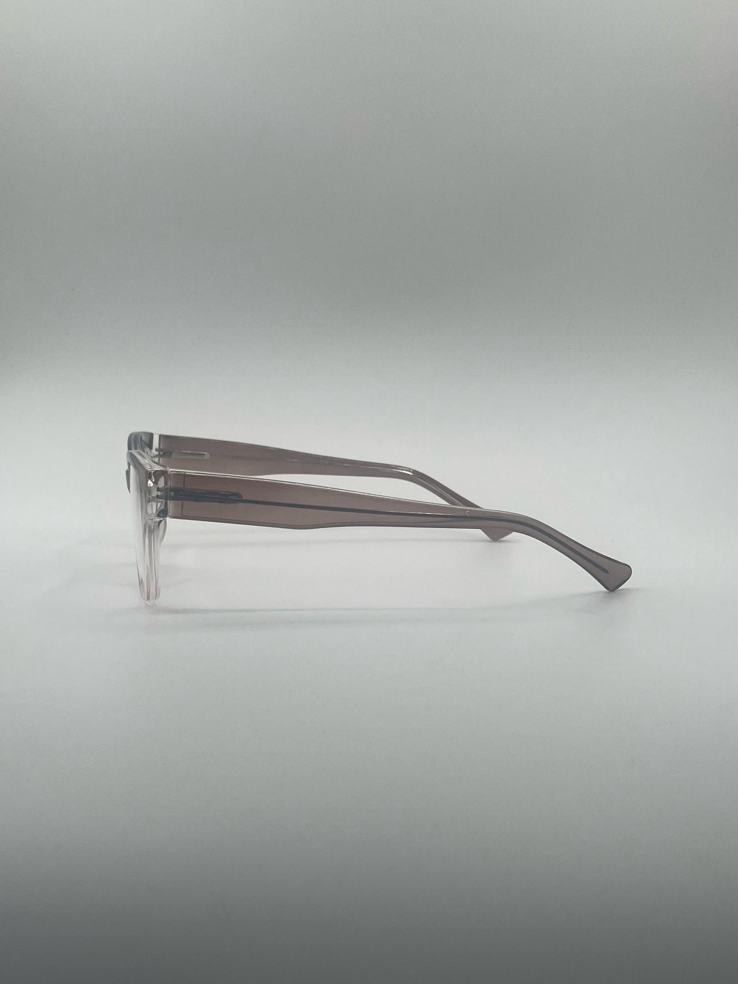 Cat Eye Grey Translucent Frame Women's Optics-380