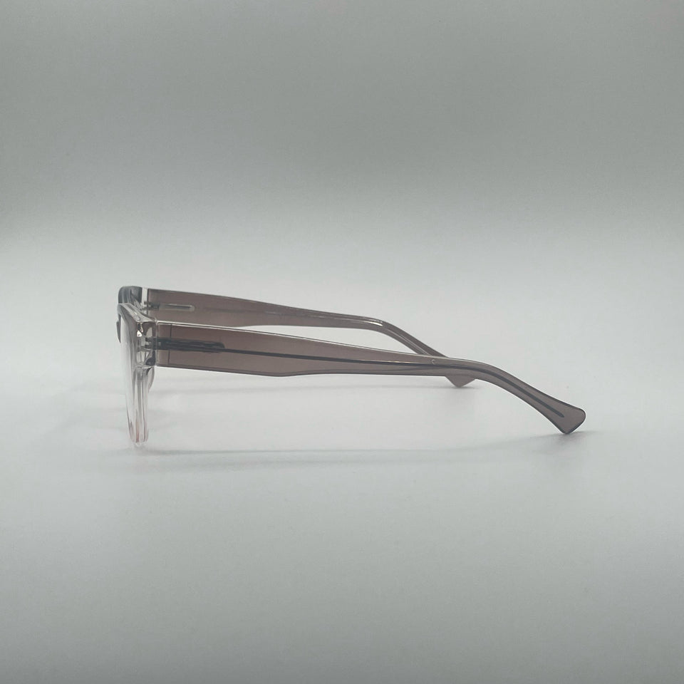 Cat Eye Grey Translucent Frame Women's Optics-380