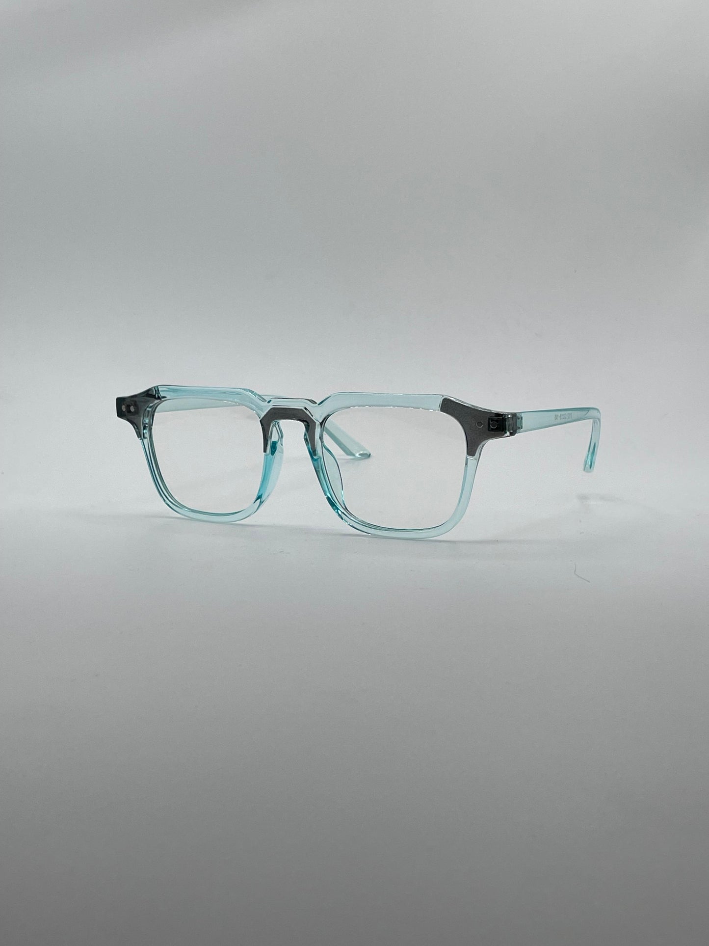 Acetate Translucent transparent green Frame Men's Optics-281