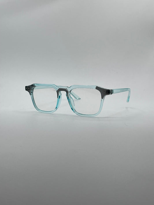 Acetate Translucent transparent green Frame Men's Optics-281