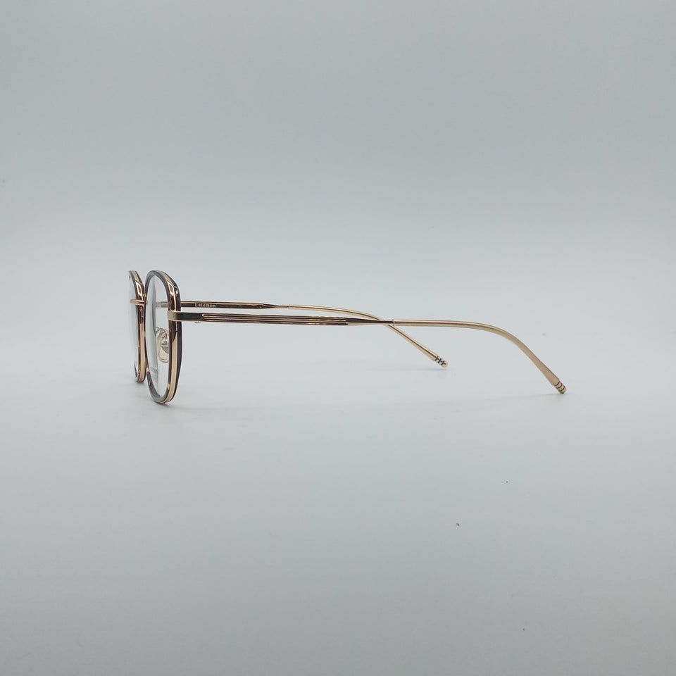 Circular Black Frame Men's Optics-219