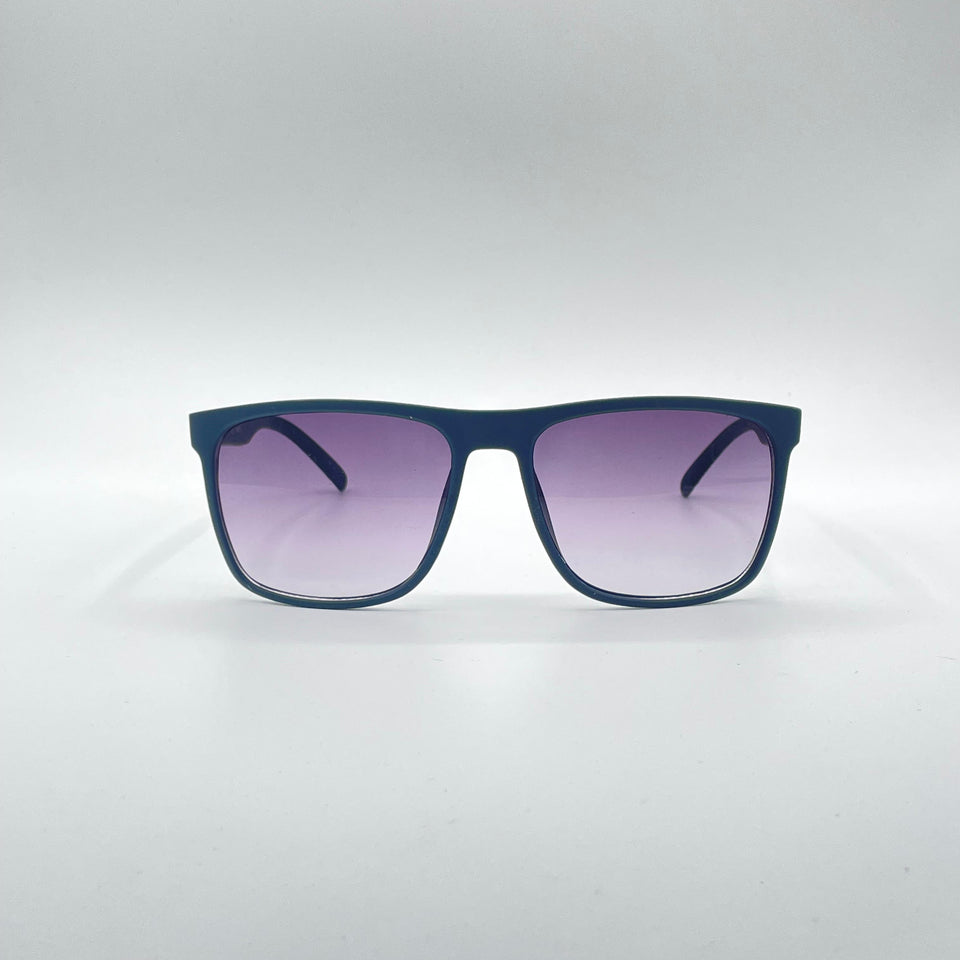 Acetate Dark Blue Frame Men's Sunglasses-146