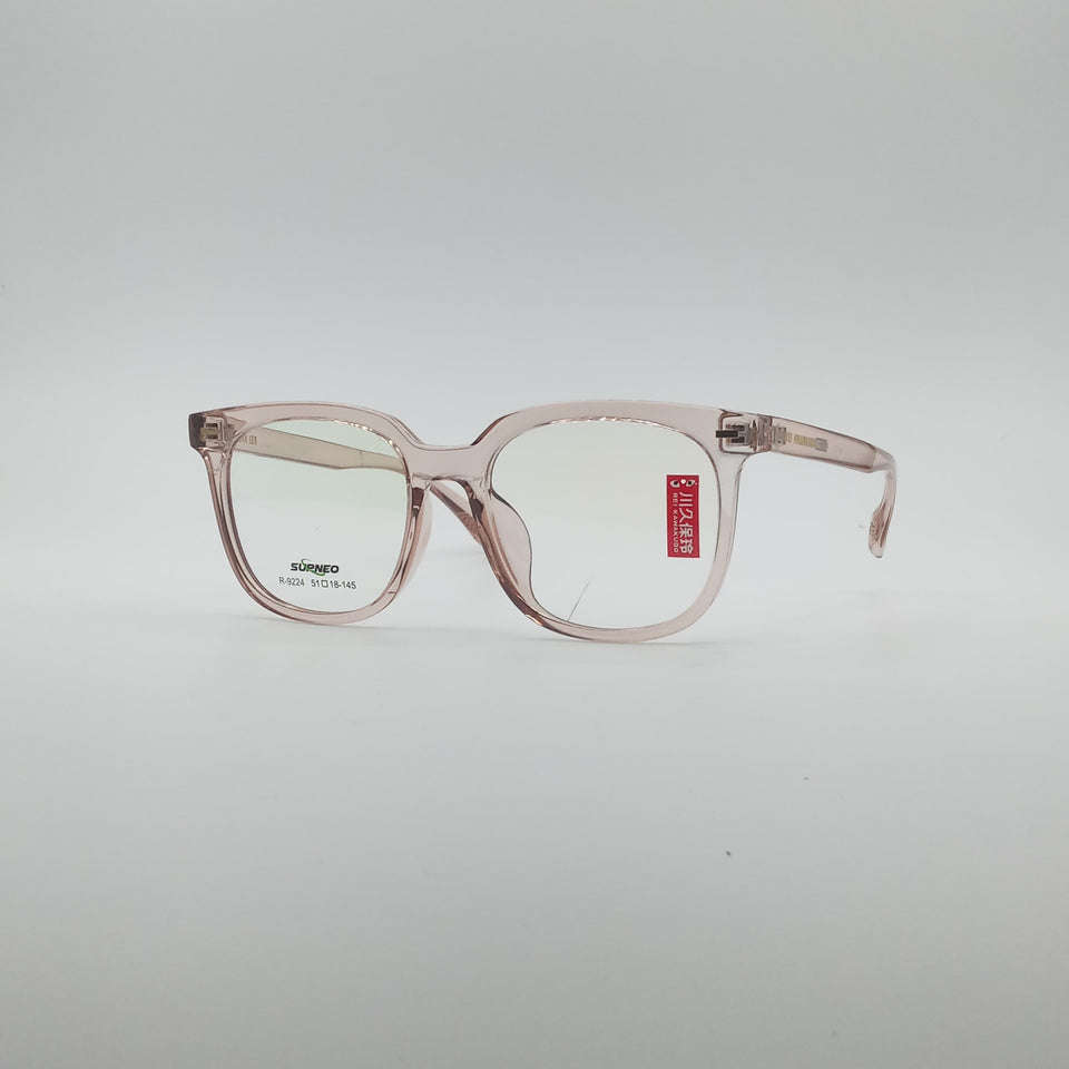 Acetate Translucent Pink Frame Men's Optics-212