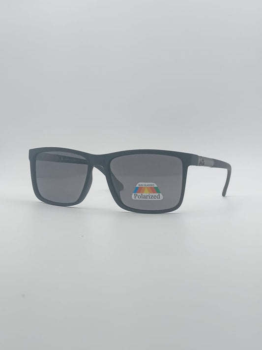 Acetate Black Frame Men's Sunglasses-040