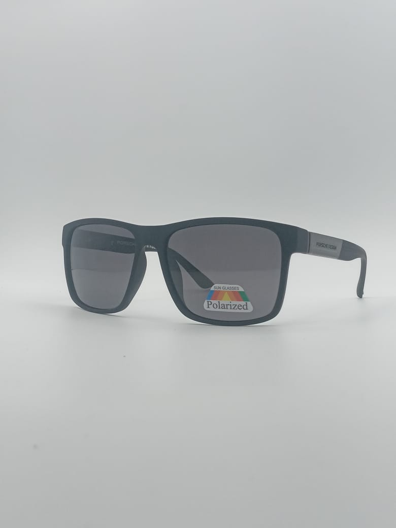 Acetate Black Frame Men's Sunglasses-042