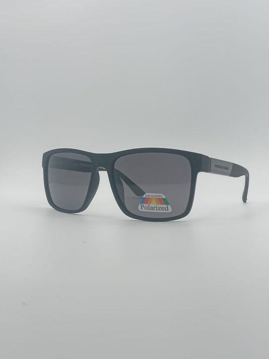 Acetate Black Frame Men's Sunglasses-042