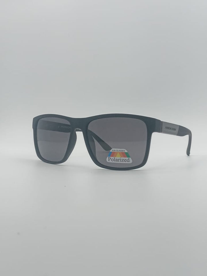 Acetate Black Frame Men's Sunglasses-042