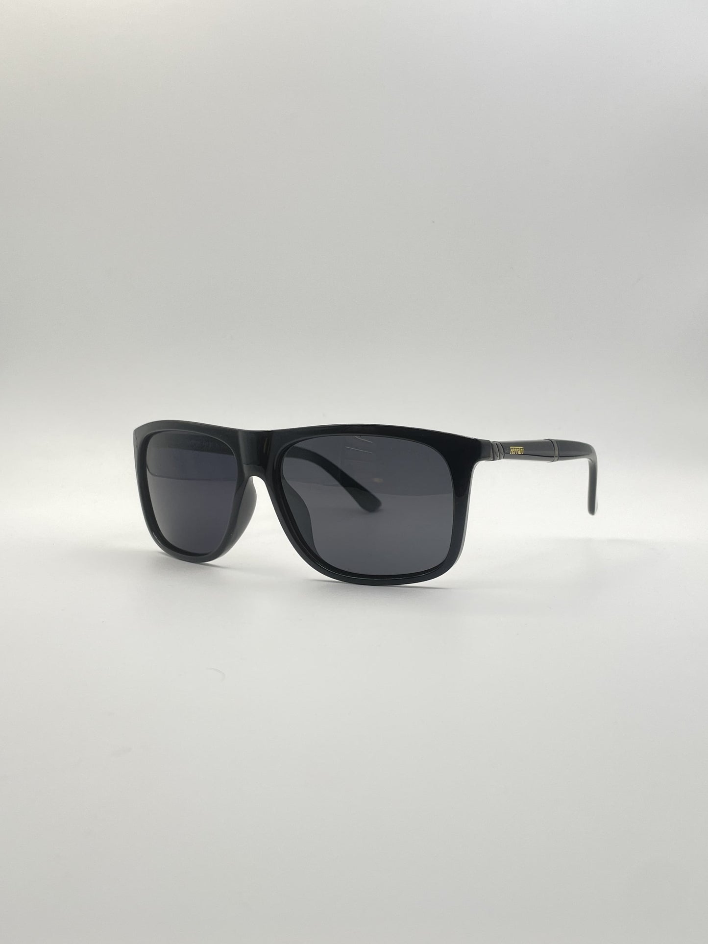 Acetate Black Frame Men's Sunglasses-109