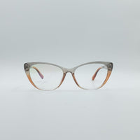 Cat Eye Orange & Grey Frame Women's Optics-088